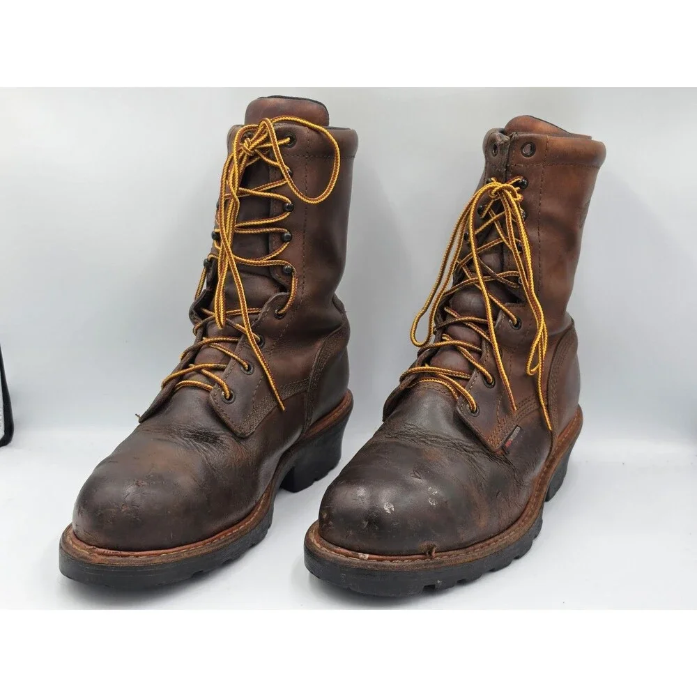 Red Wing 4420 Loggermax Work Boots Mens Size 9 EE Waterproof Steel Toe 9”